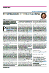 Sander van der Linden: Social media bans for teens lack evidence (2026)