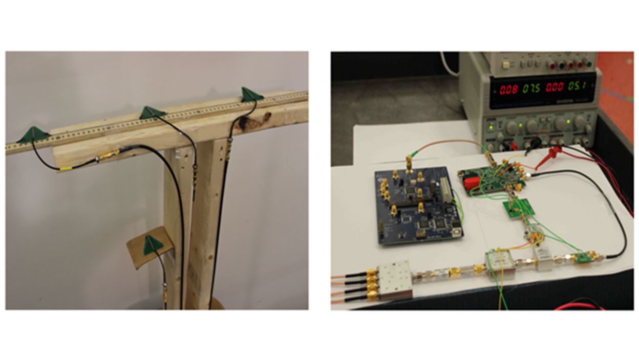 WiTrack-Hardware für die 3D-Bewegungsverfolgung durch Wände hindurch